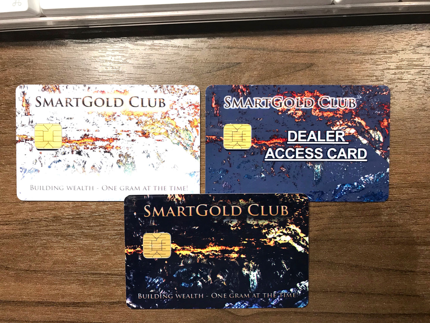 Smart Payment Card  for Gold and Silver