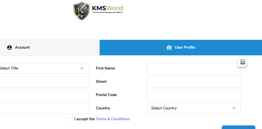 KMSWorld user's details